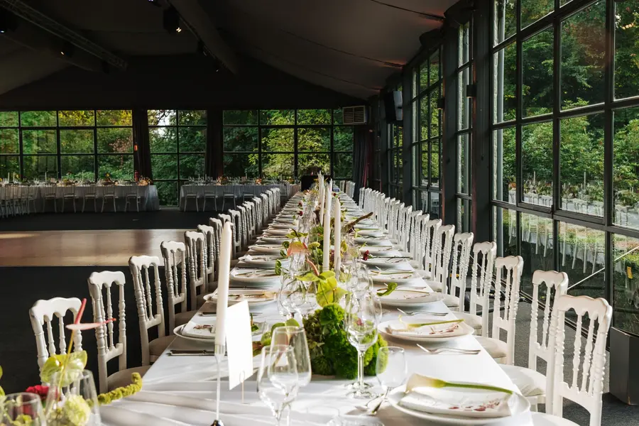 L’Orangerie aménagée pour un grand événement